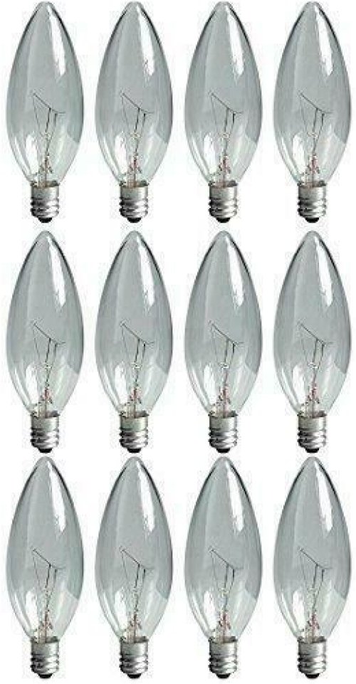 Clear Candlelight Glow Bulbs