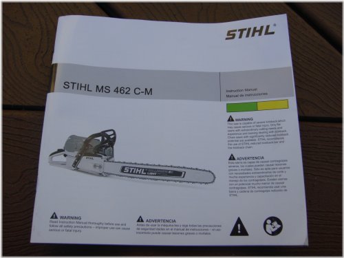 STIHL MS462 C-M Chainsaw Manual
