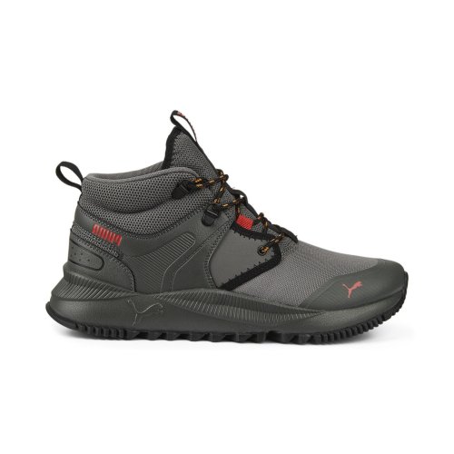 Pacer Future Trail Mid Gray Canvas Hiking Shoes