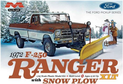 Vintage Snowplow Pickup Truck Model Kit