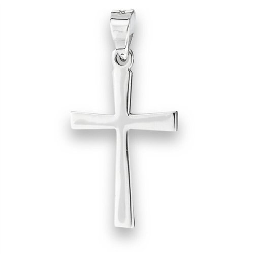 Silver Cross Charm Necklace