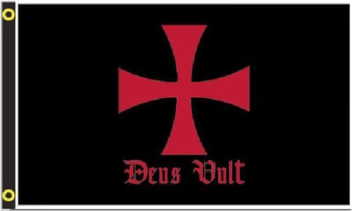 GODS WILL" Knight Templar Flag