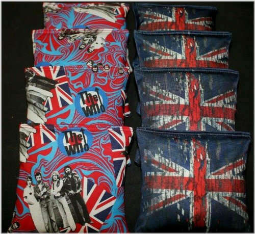 Rock n' Roll Cornhole Bean Bag Set