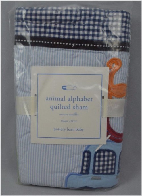 Quilted Animal Alphabet Sham