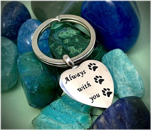 Forever Paws Cremation Keychain Urn