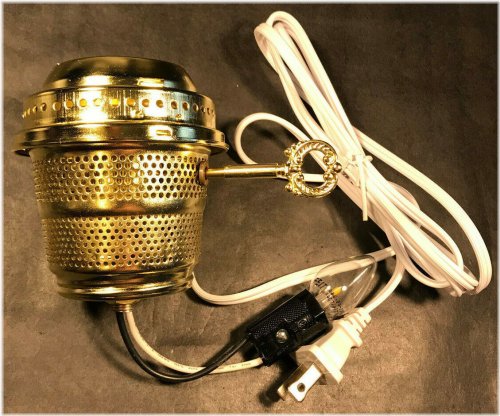 Brass Glow 3-Way Electric Burner