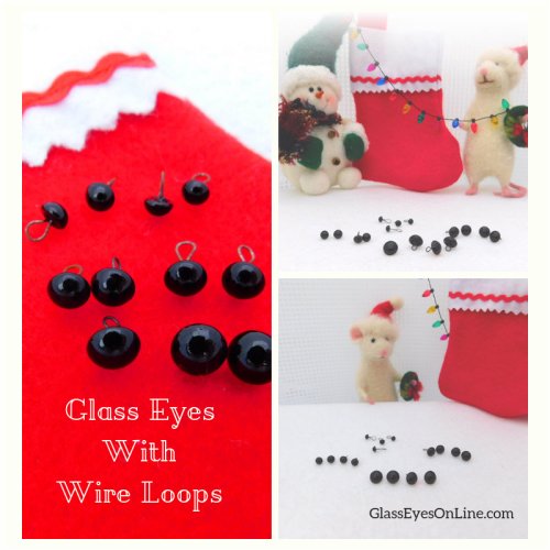 Sparkling Eye Loops for DIY Bear Crafting