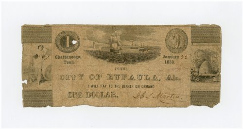 Historical Southern Banknote