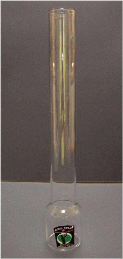 Kosmos Clear Glass Chimney Shade