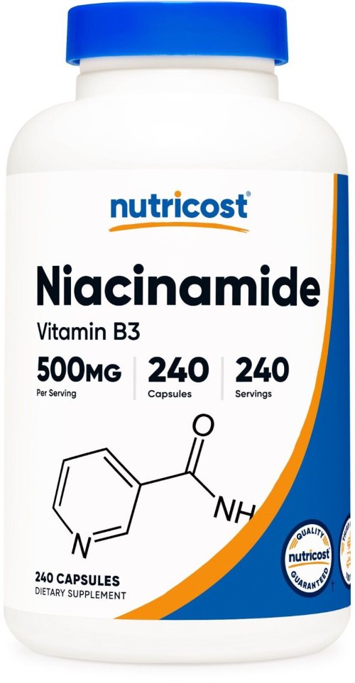 Niacin Boost 500 - Gluten-Free Capsules for Optimal Health