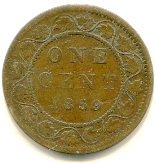 Victorian Canadian Copper Coin