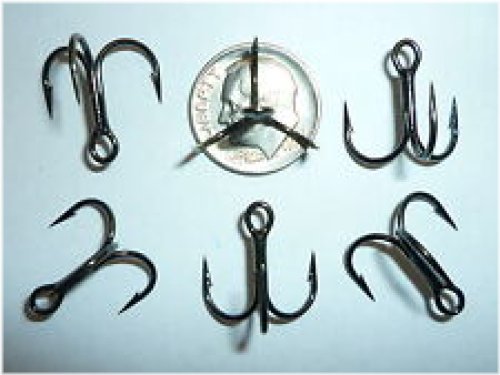Black Diamond Treble Hooks