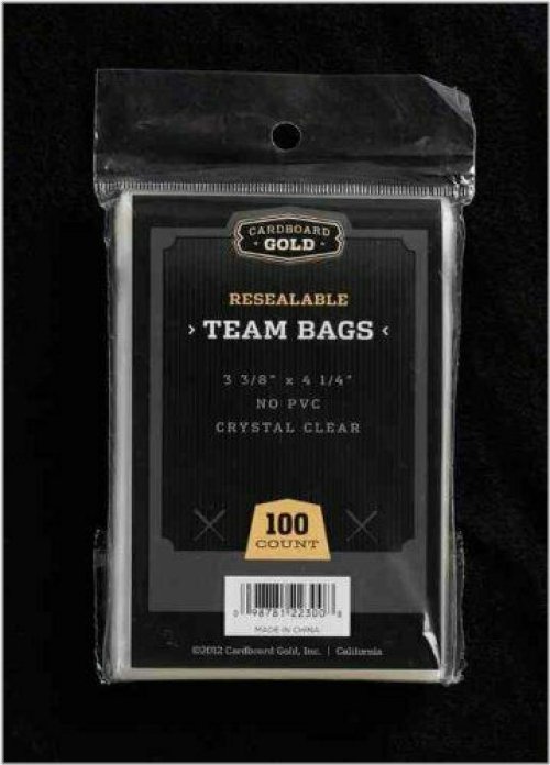 Team-Safe Resealable Card Sleeves for Sports Trading Cards - Pack of 1000