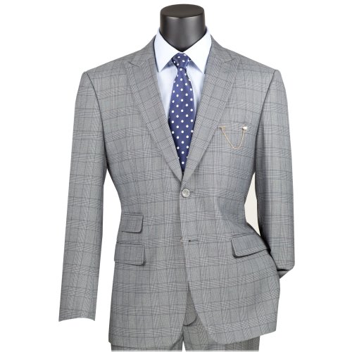 Glen Plaid Modern Fit Business Suit