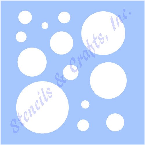 Versatile Circle Craft Stencil Kit