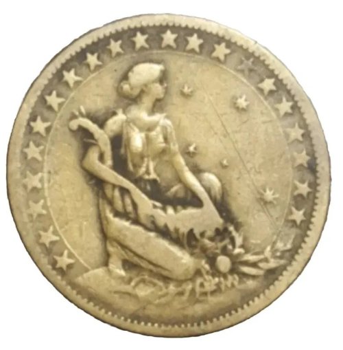 Brazilian Centennial Liberty Reis Coin