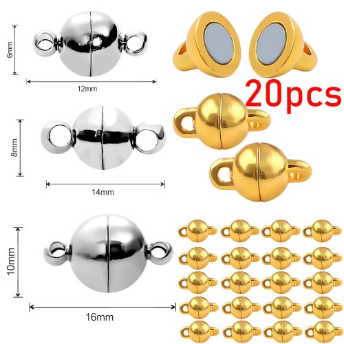 Magnetic Round Clasp Set