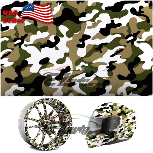 Woodland Camouflage Hydrographic Film