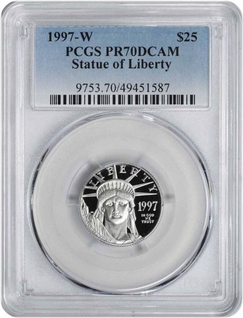 1997 American Platinum Eagle PR70DCAM PCGS