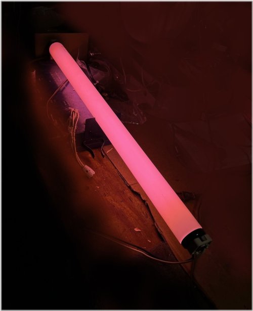 Pink Glow Fluorescent Bulb - 20W, 24