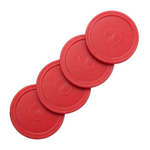 Red Mini Pucks for Table Hockey