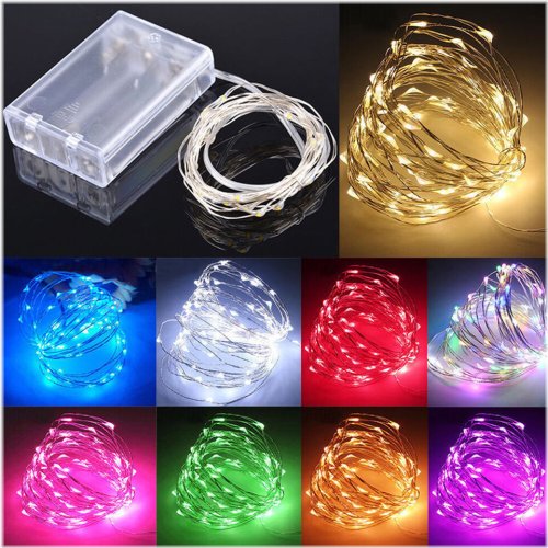 Radiant Glow String Lights with Remote for Weddings, Holidays, and Parties