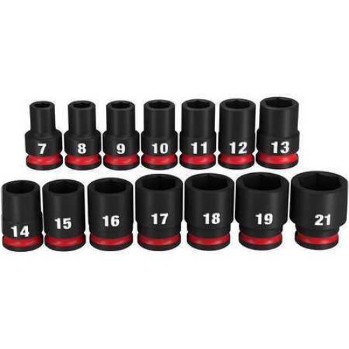 Precision Metric Impact Socket Kit - 14 Pieces