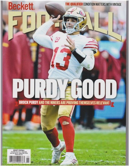 Football Beckett Price Guide - March 2024 Edition