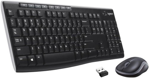 Wireless Black Keyboard and Mouse Combo by Logitech