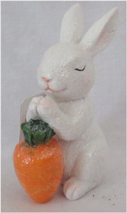 Easter Bunny Glittery Jar Topper