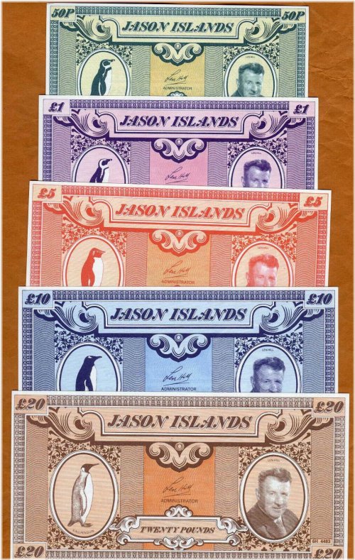 Jason Islands Private Issue UNC Banknote from Argentina