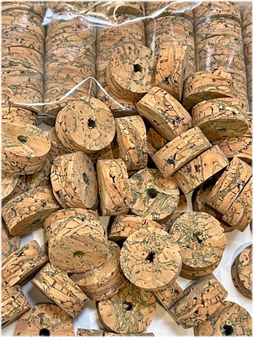 River Burl Green Cork Rings