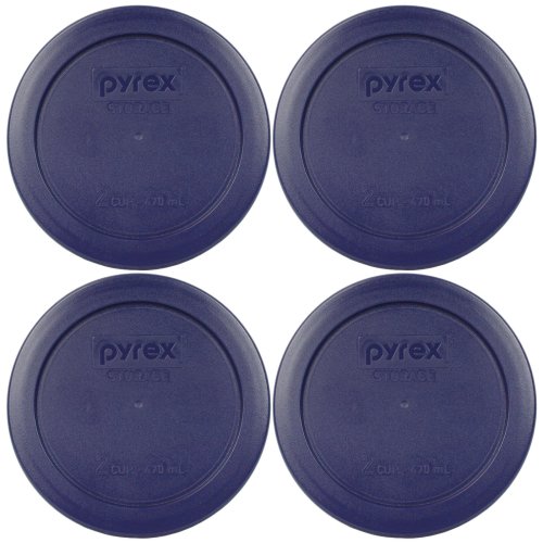 Blue Plastic Storage Replacement Lid Cover Set