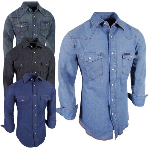 Western Blue Wash Shirt