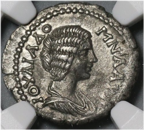 Julia Domna Silver AR Drachm from Caesarea Cappadocia