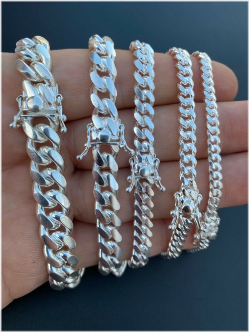 Sterling Cuban Link Bracelet