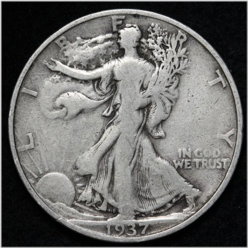 1937-S Liberty Stride Half Dollar