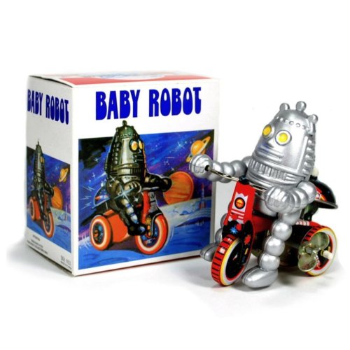 Tin Tricycle Baby Robot