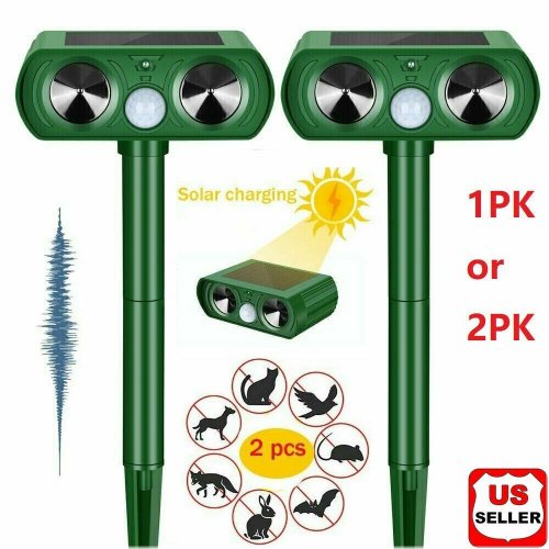 SolarGuard Ultrasonic Pest Deterrent for Outdoor Animals