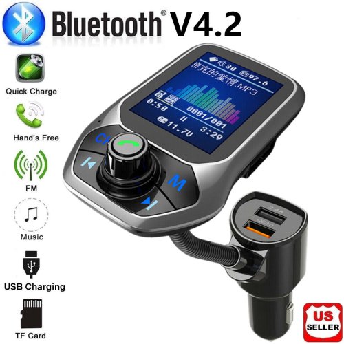 DriveTune - Wireless Car Audio Adapter with Hands-free Calling and USB Charging