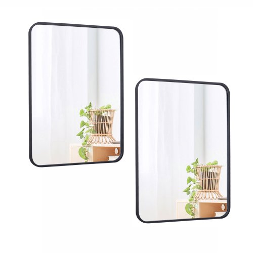 Metal-Framed Vanity Mirrors Set