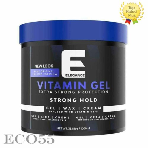 Vitamin Infused Strong Hold Styling Gel