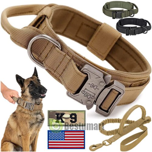 Tactical Working Dog Harness with Training Leash