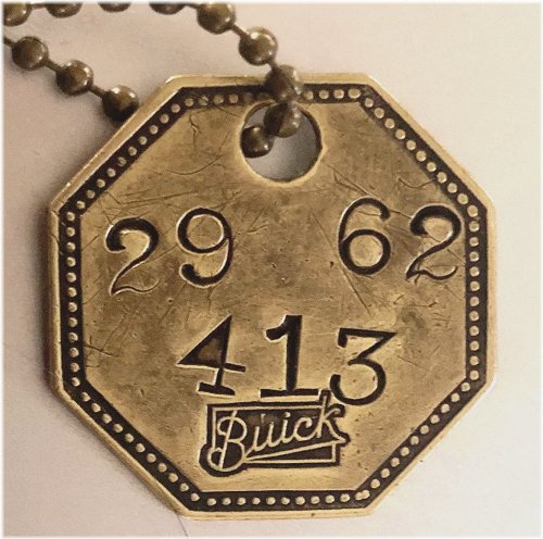 Automotive Heritage Brass Tag