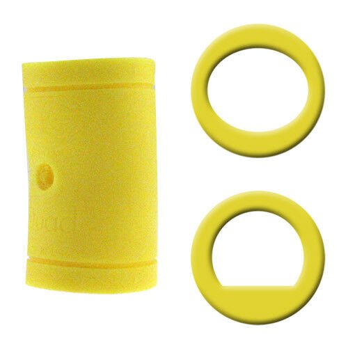 Turbo Grips Bowling Finger Inserts - Quad Classic Yellow (10 Pack)