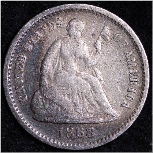 Liberty's Silver Legacy: 1868-S Seated Half Dime