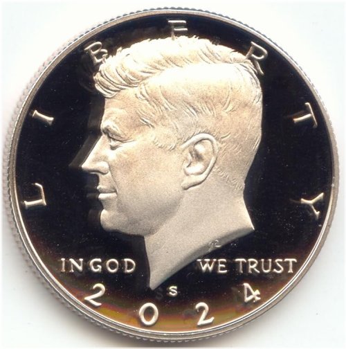 Kennedy Half Dollar 2024 Year Set - Proof & BU (3 Coins)