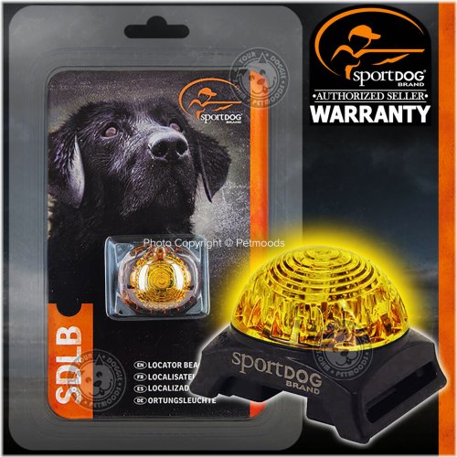 Yellow LED Dog Collar Locator Light