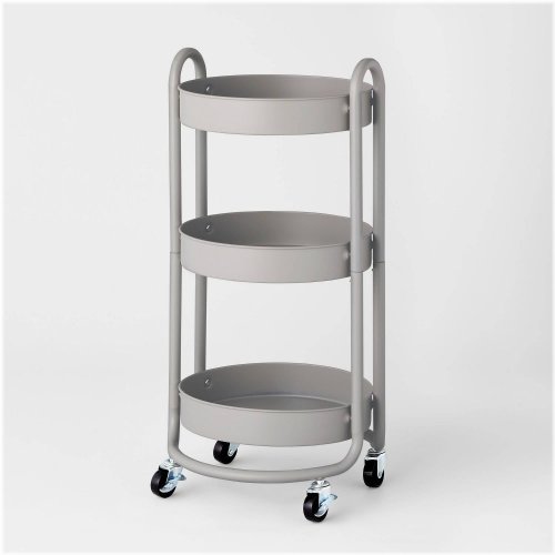 Slate Gray Rolling Cart