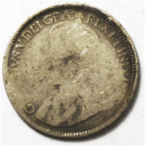 Canadian Silver Dime - 1913 KM#23